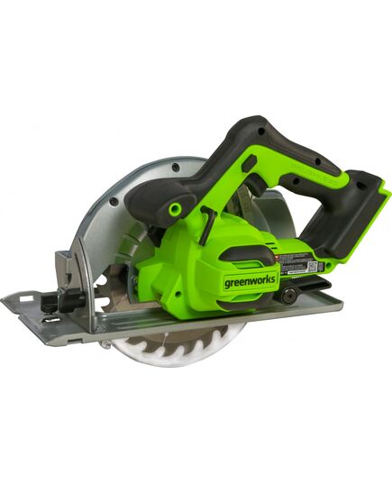 Аккумуляторная пила дисковая GREENWORKS GD24CS, 24V, бесщеточная, без АКБ и ЗУ, изображение 6 от магазина Планета Инструмент Аккумуляторная пила дисковая GREENWORKS GD24CS, 24V, бесщеточная, без АКБ и ЗУ, изображение 6