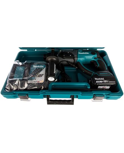 Аккумуляторный перфоратор MAKITA DHR202RF, 1х3Ач Li-Ion, SDS-plus, кейс, изображение 4