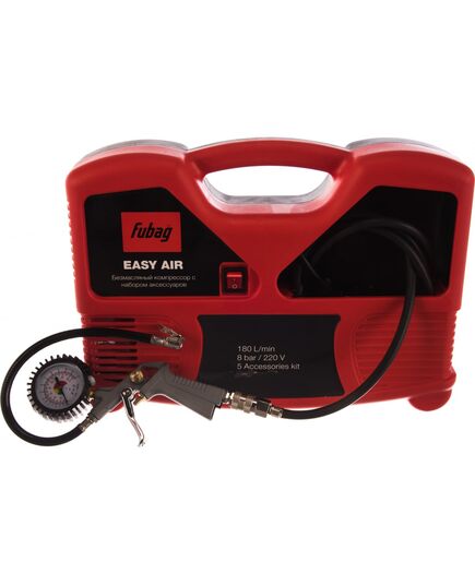Компрессор FUBAG EASY AIR, 1.1кВт, безмасляный, изображение 2