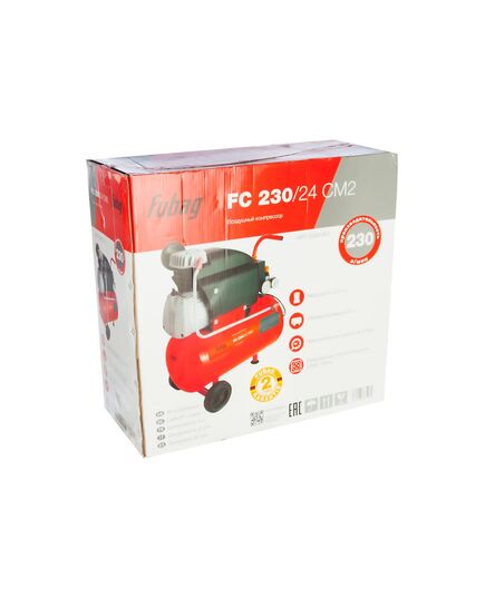 Компрессор FUBAG FC230/24 CM2, 1.5кВт, 24л, масляный, изображение 4