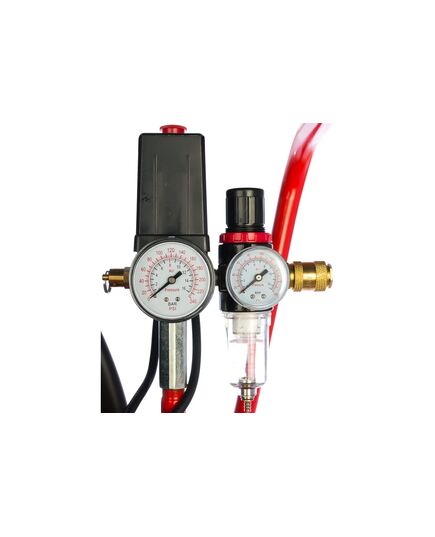 Компрессор FUBAG HOUSE MASTER KIT, 1.1кВт, 24л, безмасляный, 5 предметов оснастки, изображение 4 от магазина Планета Инструмент Компрессор FUBAG HOUSE MASTER KIT, 1.1кВт, 24л, безмасляный, 5 предметов оснастки, изображение 4