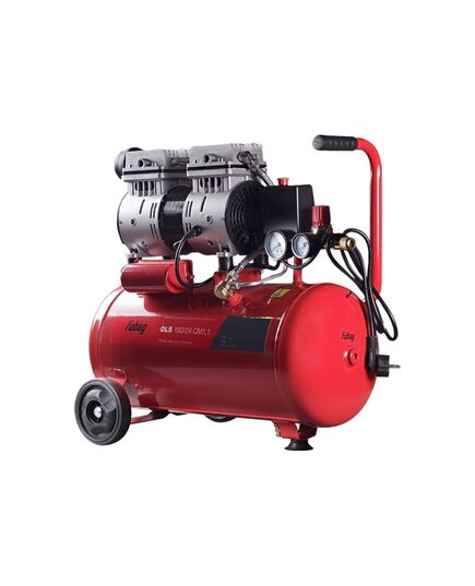 Компрессор FUBAG OLS 160/24 CM 1.1, малошумный, 0.8кВт, 24л, безмасляный, изображение 2