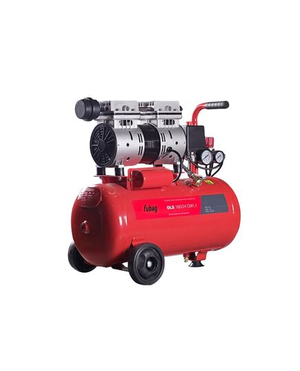 Компрессор FUBAG OLS 160/24 CM 1.1, малошумный, 0.8кВт, 24л, безмасляный, изображение 4