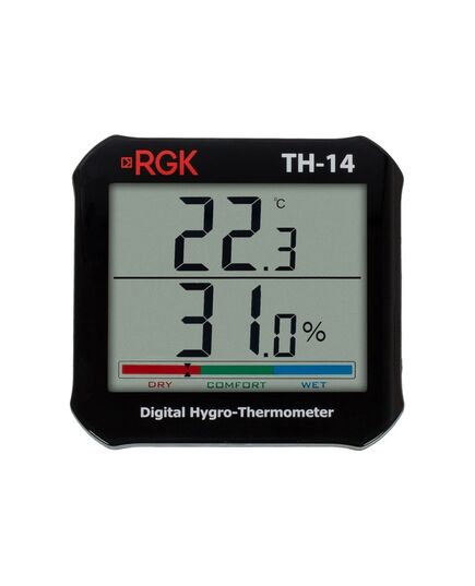 Гигрометр RGK TH-14 (цифровой термогигрометр), изображение 2 от магазина Планета Инструмент Гигрометр RGK TH-14 (цифровой термогигрометр), изображение 2