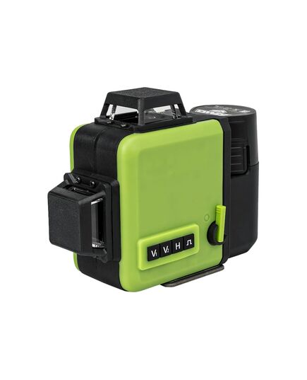Нивелир лазерный AMO LN 3D-360 GREEN, зелёный луч, кронштейн, пульт д/у, кейс, изображение 2