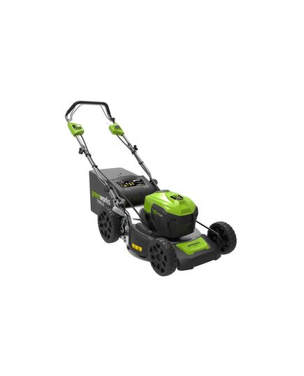 Газонокосилка аккумуляторная GREENWORKS GD40LM46SP, 40 В, самоходная, без АКК и ЗУ, изображение 3 от магазина Планета Инструмент Газонокосилка аккумуляторная GREENWORKS GD40LM46SP, 40 В, самоходная, без АКК и ЗУ, изображение 3