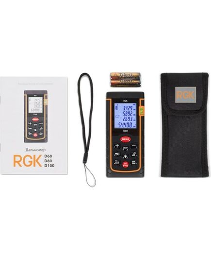 Дальномер лазерный RGK D80, изображение 3