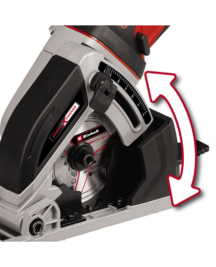 Акк. мини-пила дисковая EINHELL PXC TE-CS 18/89 Li - Solo, изображение 2