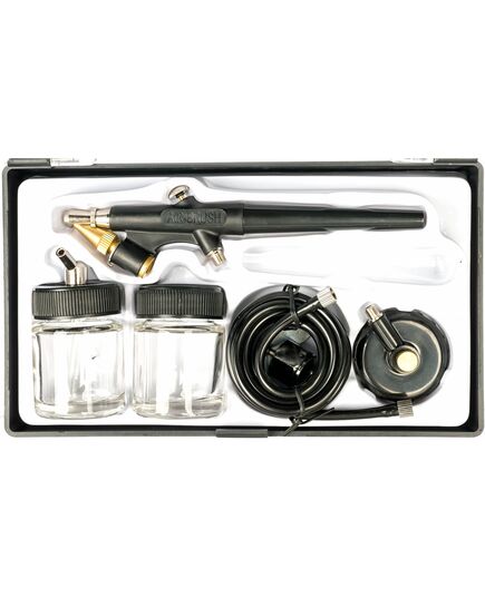 Аэрограф FUBAG AGS05/22, бачок 22 мл, сопло 0.5 мм, кейс + набор, изображение 4