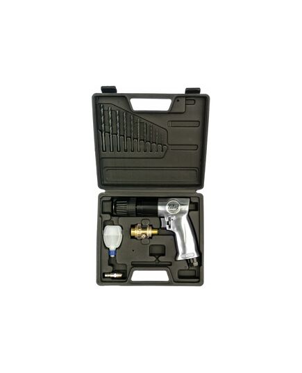 Дрель пневматическая FUBAG DRS142/1800, 6.3 бар, набор, кейс, изображение 5