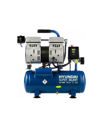 Компрессор HYUNDAI HYC 1406S, 0.75кВт, 220В, поршневой, безмасляный, изображение 2