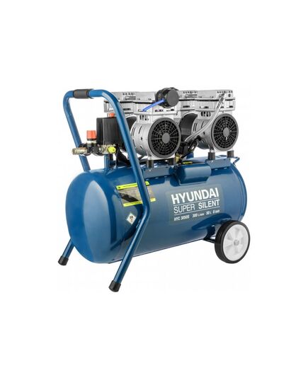 Компрессор HYUNDAI HYC 3050S, 2кВт, 220В, поршневой, безмасляный, изображение 3