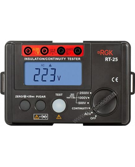 Мегаомметр RGK RT-25, изображение 2