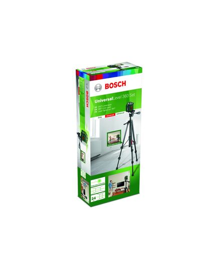 Нивелир лазерный BOSCH UniversalLevel 360 Set, 2луча, штатив, изображение 6