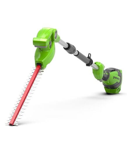 Кусторез аккумуляторный GREENWORKS G40PHA, 40 В, штанговый, без АКБ и ЗУ, изображение 2