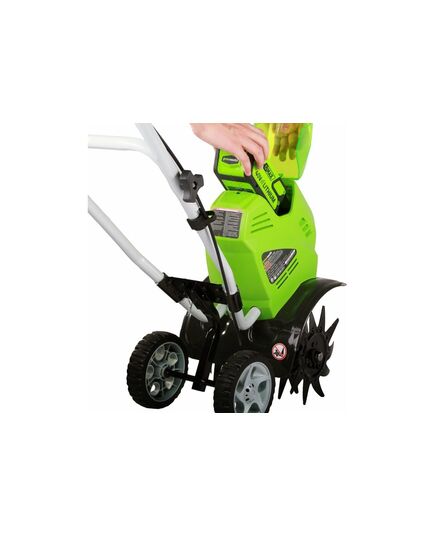 Аккумуляторный культиватор GREENWORKS G40TL, 40В,  АКБ 4Ач, ЗУ, изображение 3