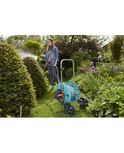 Тележка GARDENA для шланга CleverRoll M с комплектом для полива, изображение 5