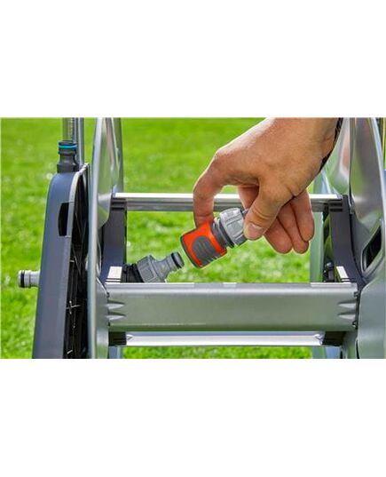 Тележка GARDENA для шланга металлическая CleverRoll M с шлангом Classic 25 м (19 мм (3/4") и комплектом для полива, изображение 5