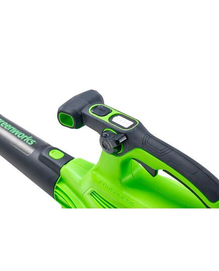 Аккумуляторное воздуходувное всасывающее устройство GREENWORKS GD40BVII, 40В, без АКБ и ЗУ, изображение 6