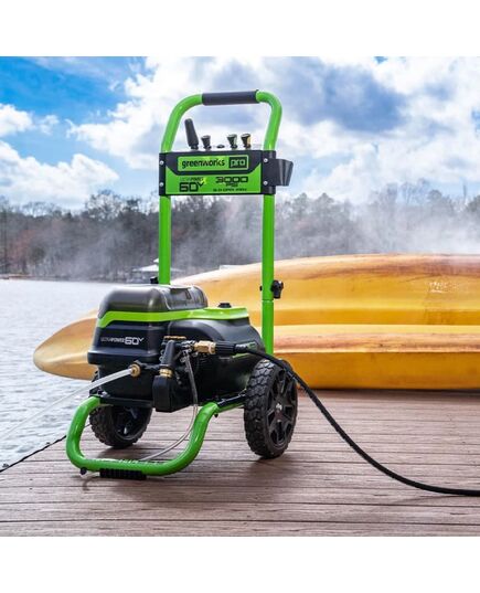Мойка аккумуляторная GREENWORKS GDP60DP, 69 В, 250 бар, без АКБ и ЗУ, изображение 3