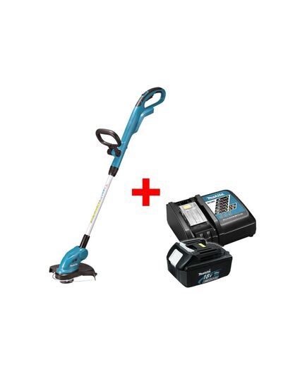 Аккумуляторный триммер MAKITA DUR181RF, LXT 18В, 2в1 триммер/кромкорез, L1830B, DC18RC, изображение 5