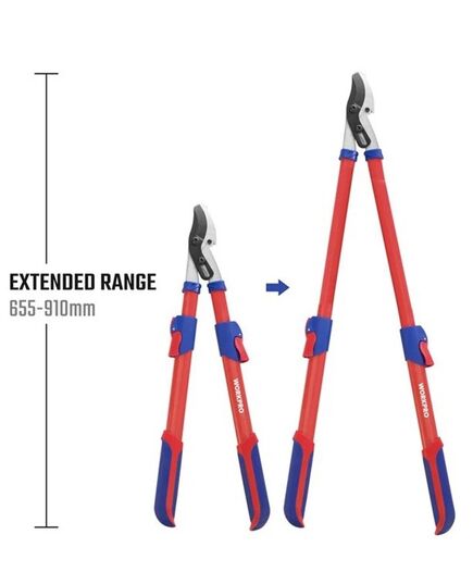 Сучкорез WORKPRO телескопический 670-920 мм, изображение 3