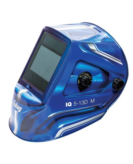 Маска сварщика FUBAG "Хамелеон" IQ 5-13D M (100х67мм), 5-8/9-13 DIN, синяя