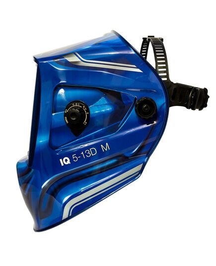Маска сварщика FUBAG "Хамелеон" IQ 5-13D M (100х67мм), 5-8/9-13 DIN, синяя, изображение 3