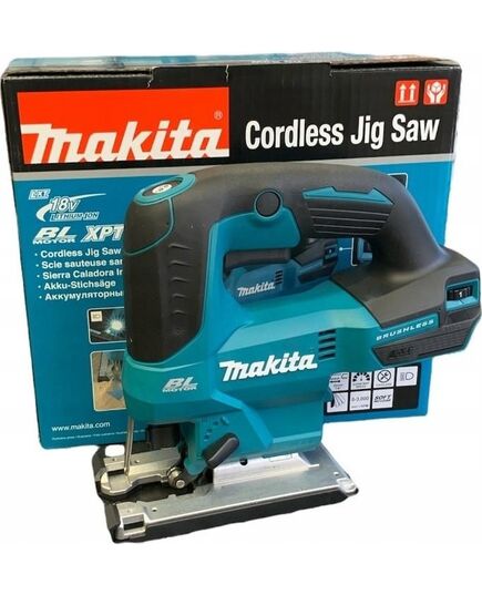Аккумуляторный лобзик MAKITA DJV184Z, LXT BL 18В, без АКБ и ЗУ, изображение 3