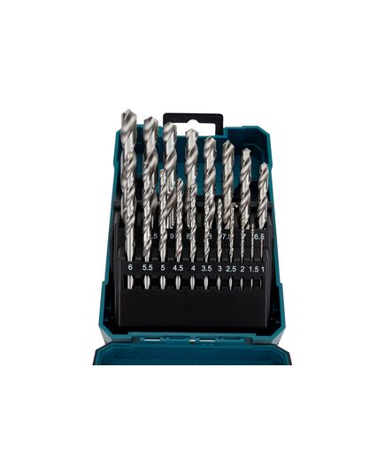 Набор сверл по металлу MAKITA HSS-G, 19 шт. (1-10мм,  шаг 0.5мм), изображение 2