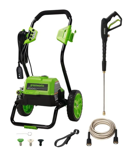 Мойка высокого давления GREENWORKS GPW2000II, 1,8 кВт, 140 бар, изображение 2