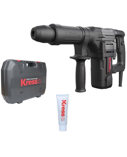 Молоток отбойный KRESS KU341, 1.2кВт, SDS-max, кейс, изображение 3