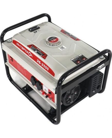 Генератор бензиновый (мобильная электростанция) ИНТЕРСКОЛ ЭБ-2500, 2,0-2,2кВА, 220В, изображение 6 от магазина Планета Инструмент Генератор бензиновый (мобильная электростанция) ИНТЕРСКОЛ ЭБ-2500, 2,0-2,2кВА, 220В, изображение 6