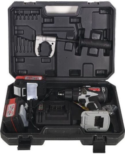 Аккумуляторный шуруповерт ИНТЕРСКОЛ ДА-13/36В 90, бесщеточный, 90Нм, 2х2Ач, ЗУ, кейс, изображение 6