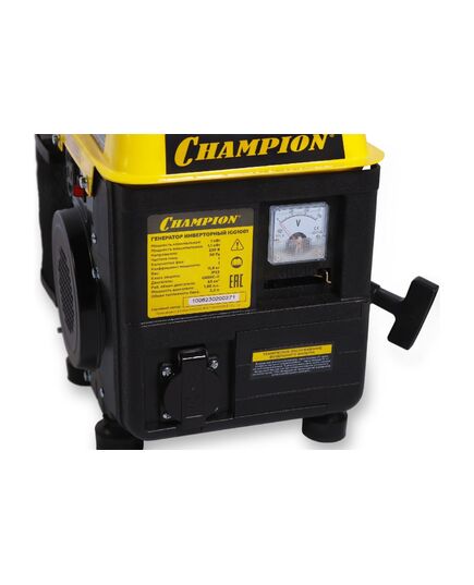 Генератор бензиновый (электростанция инверторная) CHAMPION IGG1001, 1/1,1кВт, изображение 3