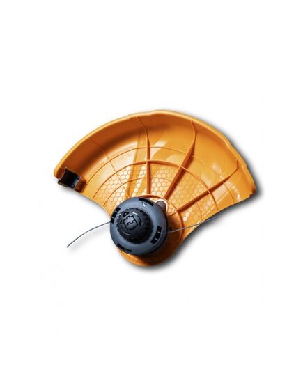 Аккумуляторный триммер VILLARTEC CA40, бесщеточный, 40В, 2мм, U-рукоятка, прямая разборная штанга, диск 3л, без АКБ и ЗУ, изображение 2