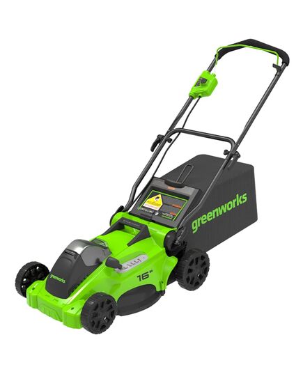 Аккумуляторная газонокосилка GREENWORKS GD40LM16X, 40V, без АКБ и ЗУ