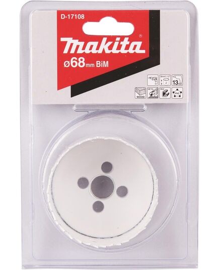 Коронка биметаллическая MAKITA 68 мм, изображение 2