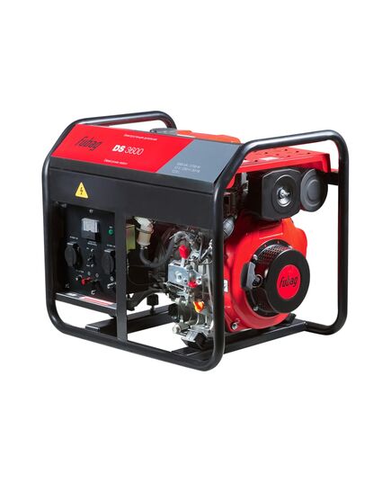 Генератор дизельный (мобильная электростанция) FUBAG DS 3600, 2.7/3кВт, 220В, изображение 2