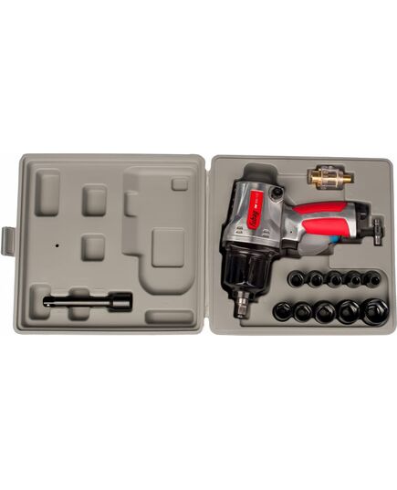 Гайковерт пневматический FUBAG IW900, ударный, 1/2", 800Нм, набор головок, кейс, изображение 7