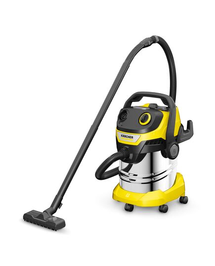 Пылесос KARCHER WD 5 S V-25/5/22, 1,1кВт 240мбар 25л шланг35ммх2.2м 8,6кг нерж. бак, изображение 6 от магазина Планета Инструмент Пылесос KARCHER WD 5 S V-25/5/22, 1,1кВт 240мбар 25л шланг35ммх2.2м 8,6кг нерж. бак, изображение 6