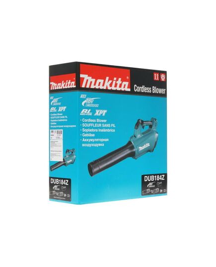 Аккумуляторное воздуходувное устройство MAKITA DUB184Z, LXT BL 18В, плоская насадка, без АКБ и ЗУ, изображение 5