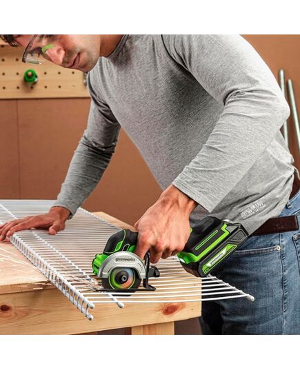 Аккумуляторная угловая шлифмашина GREENWORKS GD24UCS, без АКБ и ЗУ, изображение 3