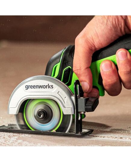 Аккумуляторная угловая шлифмашина GREENWORKS GD24UCS, без АКБ и ЗУ, изображение 4