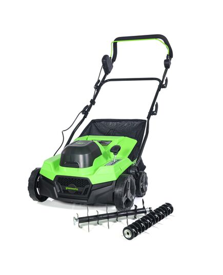Аккумуляторный аэратор GREENWORKS GD40SC38II, скарификатор, 40V, бесщеточный, без АКБ и ЗУ, изображение 4