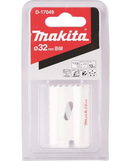 Коронка биметаллическая MAKITA BI-M 32мм (D-17049), изображение 2