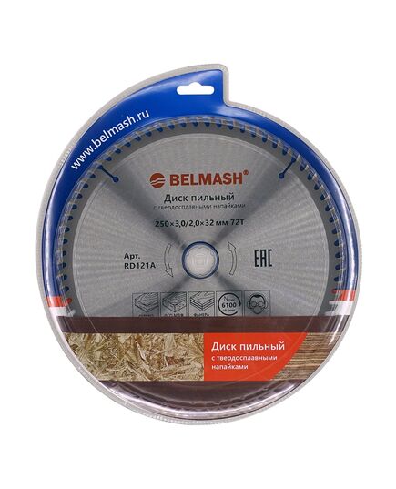 Диск пильный BELMASH 250x3.0/2.0x32/30 72T