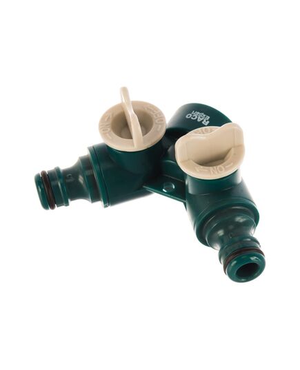 Распределитель поливочный RACO ORIGINAL 3/4″, двухканальный, с внутренней резьбой, из ABS пластика (4250-55255C), изображение 2