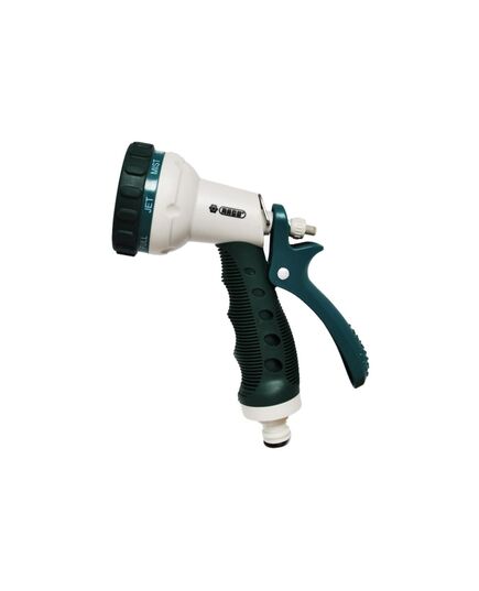 Пистолет для полива RACO 508C, 8 режимов, курок сзади, пластиковый с TPR (4255-55/508C-18), изображение 2