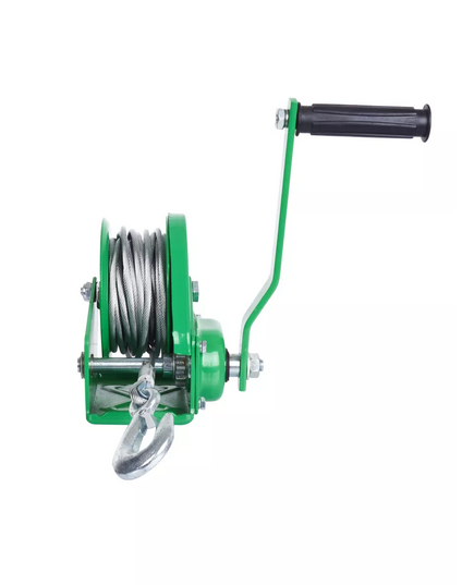 Лебедка EURO LIFT AHW1200 ручная барабанная, 0,5т, трос 10м, изображение 3